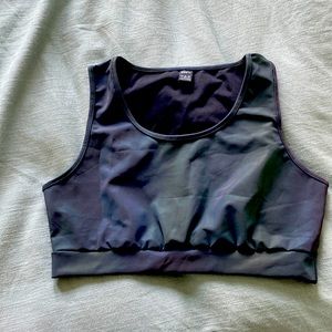 Reflective sports bra/crop top